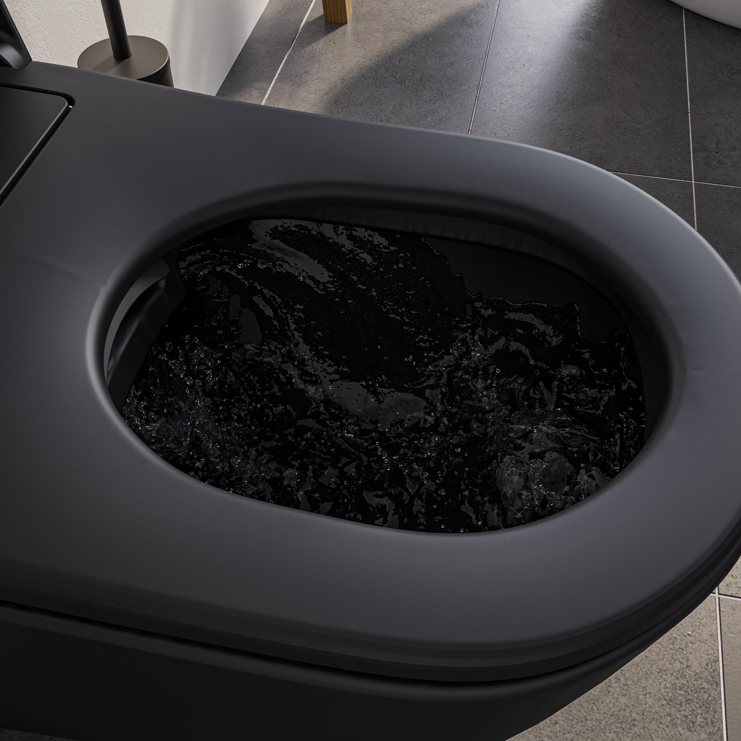 DUSCH-WC PREMIUM 1102 Schwarz matt