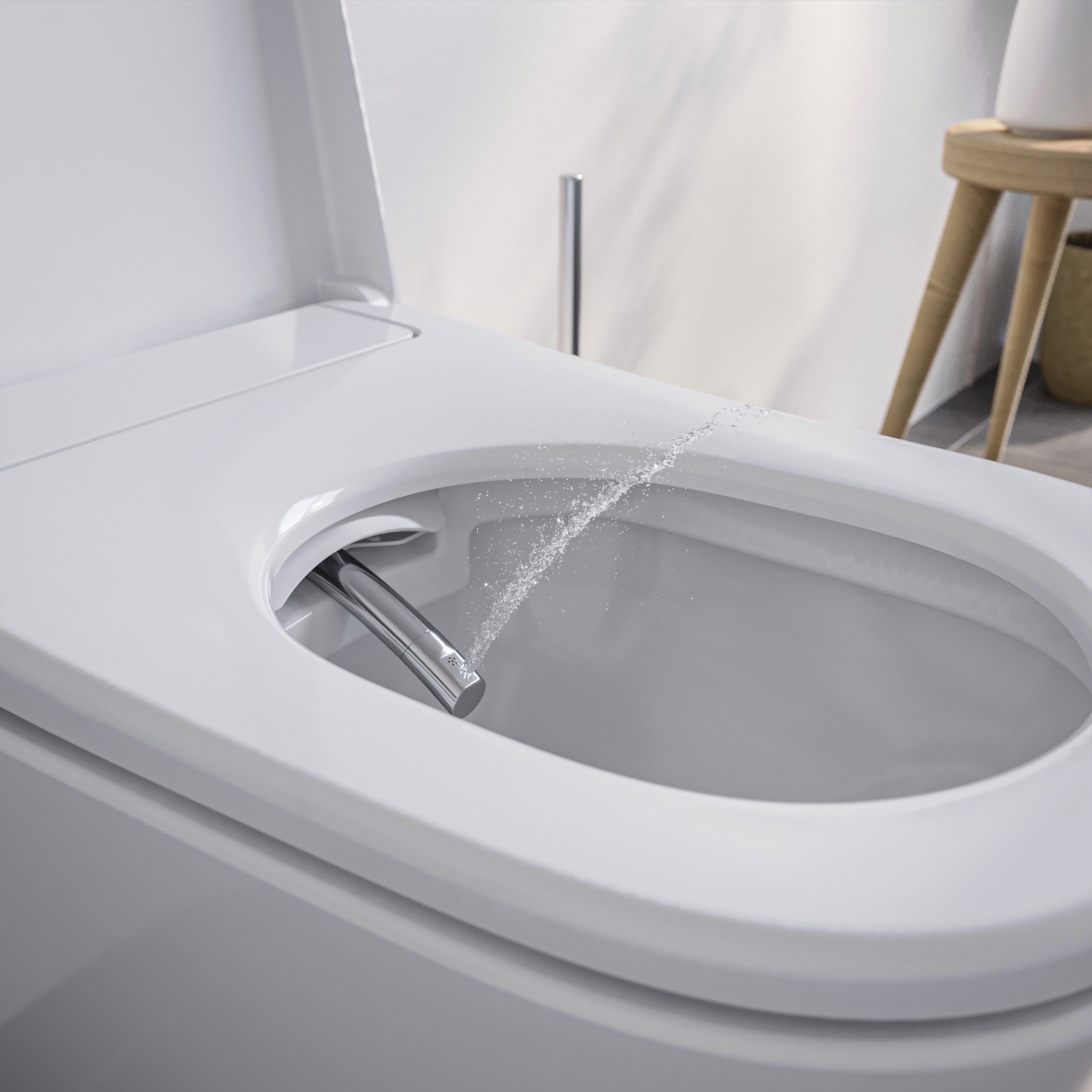 Dusch-WC Komplettset PRO+1104 mit Geberit Duofix Vorwandelement