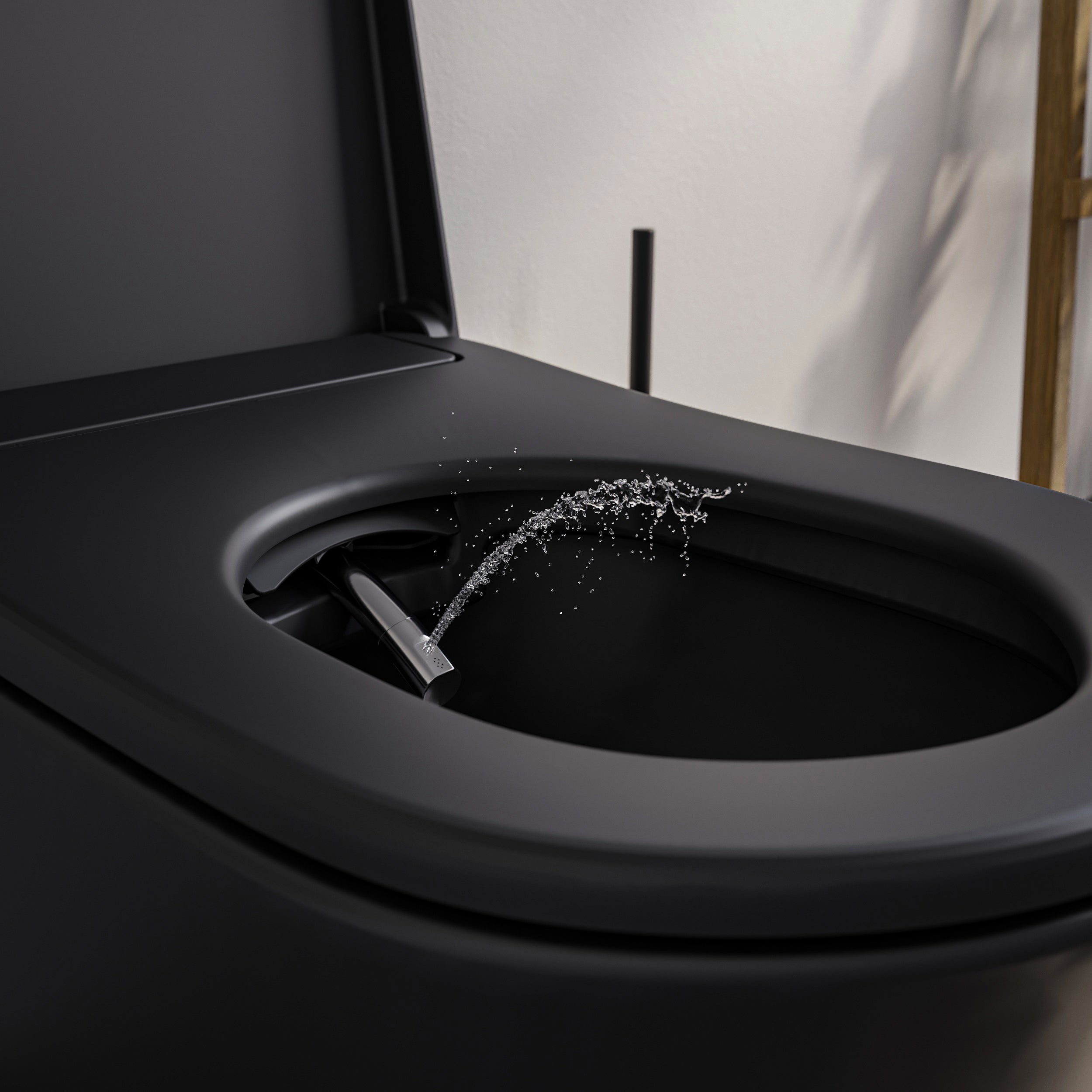 DUSCH-WC PREMIUM 1102 Schwarz matt