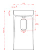 Standwaschbecken TWZ65