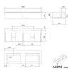 Waschtischunterschrank ARCTIC 1600