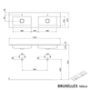 Unterschrank LAVOA 160 cm
