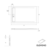 Duravit Duschwanne flach Eloveno