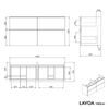 Unterschrank LAVOA 140 cm