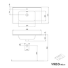 Waschtischunterschrank VIREO 80 cm