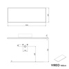 Badmöbel Unterschrank VIREO 160 cm