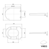 Stand WC VIREO Weiß