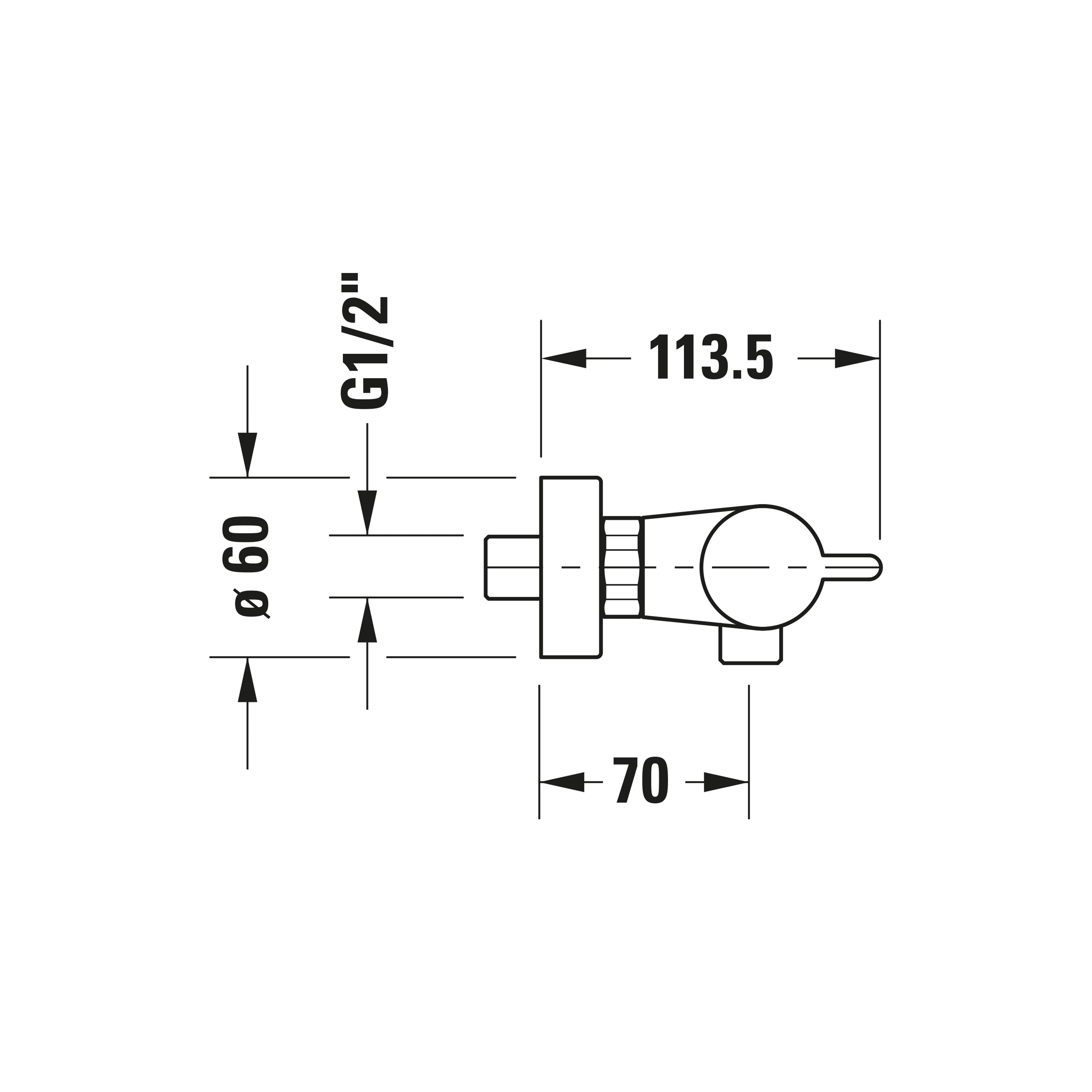 Duravit B.2 Brausethermostat