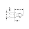 Duravit B.2 Brausethermostat