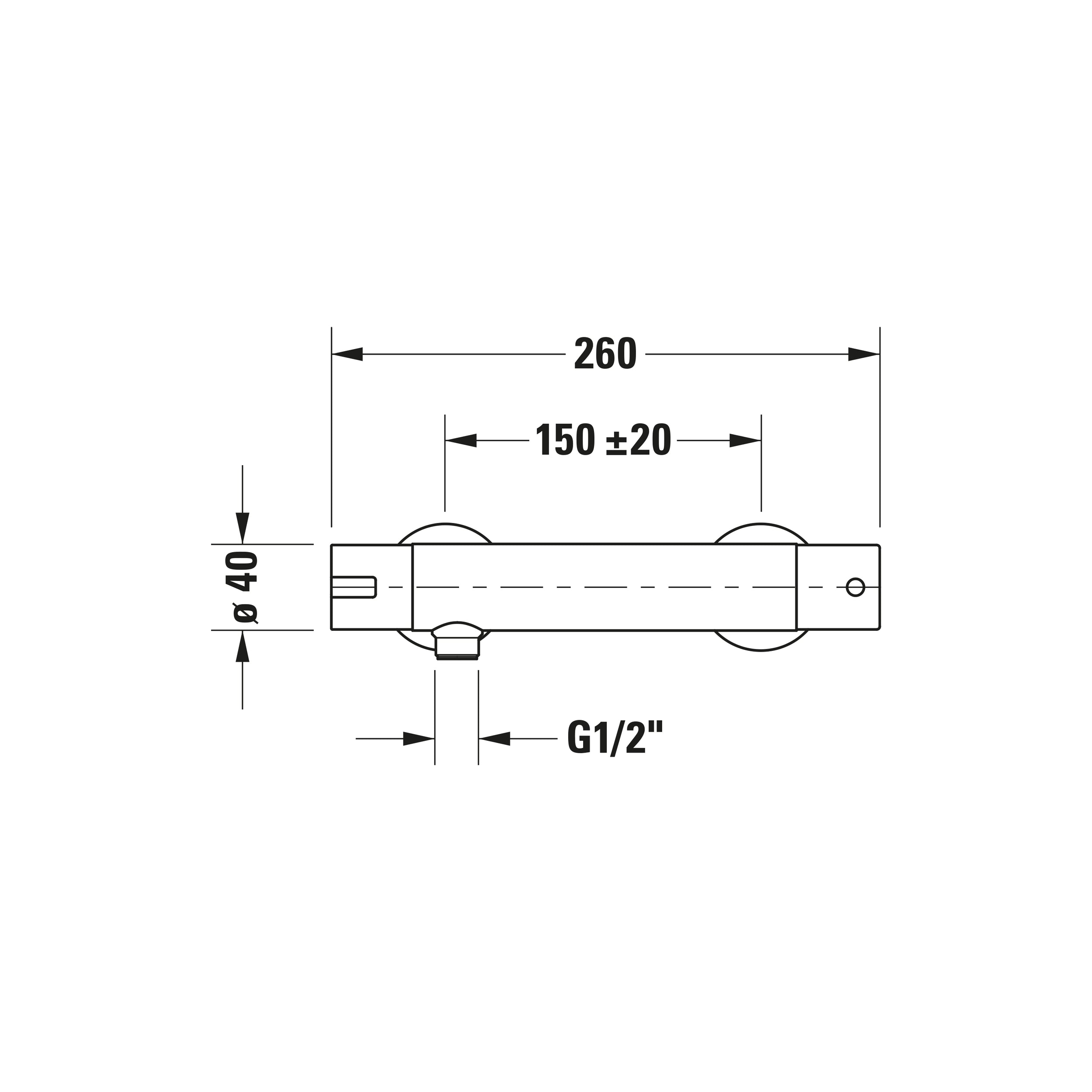 Duravit B.2 Brausethermostat