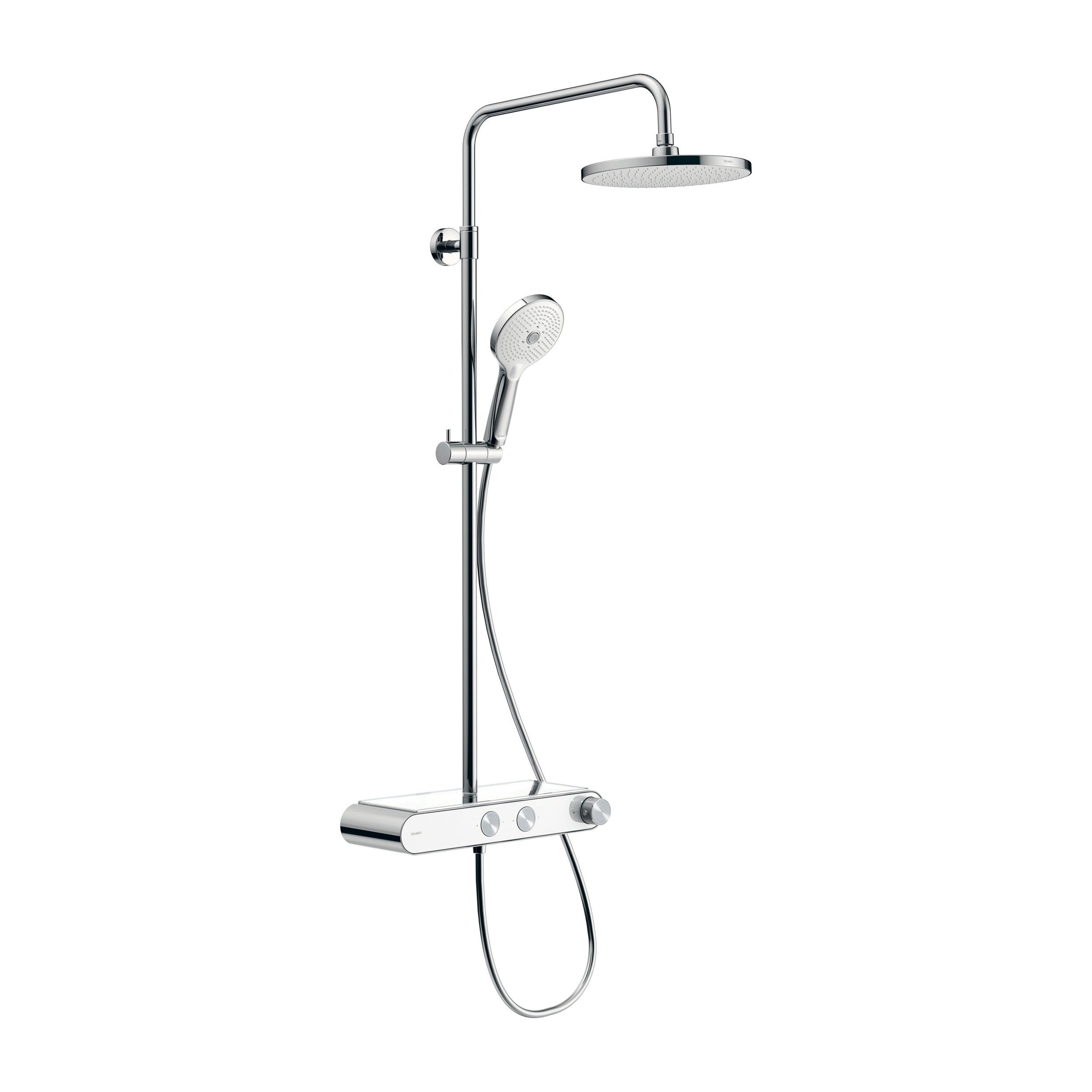 Duravit Shower System mit Thermostat und Glasablage