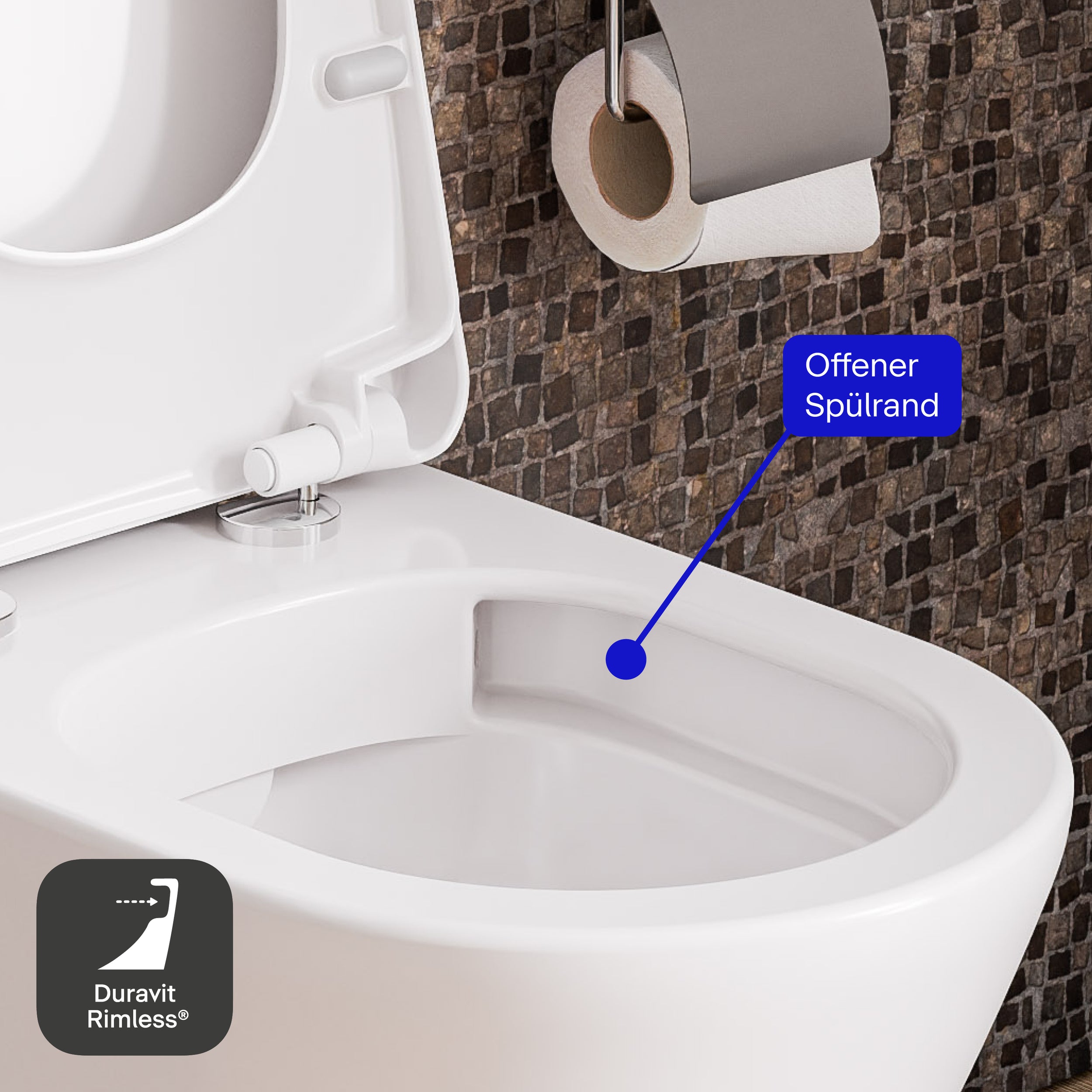 Duravit Wand-WC Mino spülrandlos
