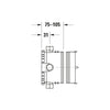 Duravit Tulum Unterputz Duscharmatur mit Regendusche