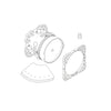 Duravit Tulum Unterputz Duscharmatur mit Regendusche