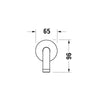 Duravit Tulum Unterputz Duscharmatur mit Regendusche